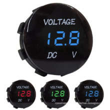 12V-24V Car Motorcycle LED Digital Display DC Voltmeter Socket Waterproof